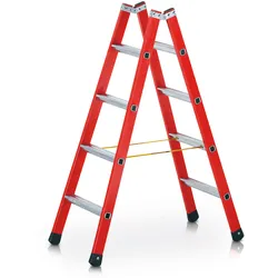 Zarges Breitsprossen-Stehleiter in GFK-Mischbauweise EFAmix B 2x12 Sprossen