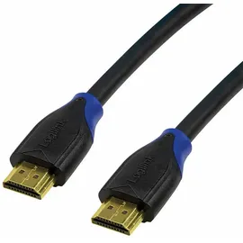 Logilink HDMI Anschlusskabel HDMI-A Stecker HDMI-A Stecker 10 m Schwarz/Blau