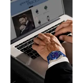 Festina Connected D 44 mm BT Titan Blau / Blau F23000/3