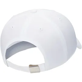 Nike Dri-FIT Club Unstructured Metal Swoosh Cap Kinder 100 white