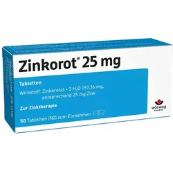 Zinkorot 25mg 50 St