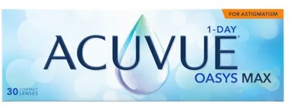 ACUVUE OASYS Max 1-Day for Astigmatism 30-er - DIA:14.30 BC:8.50 SPH:-3.75 CYL:-1.75 AX:70