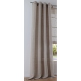 Kutti Ösenschal Metis 100% Leinen Blickdicht Vorhang Gardine Linen (Natur) Breite 140 * Höhe 245 cm