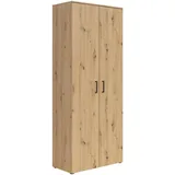 milino Mehrzweckschrank 80 x 195 x 40 cm Eiche Artisan
