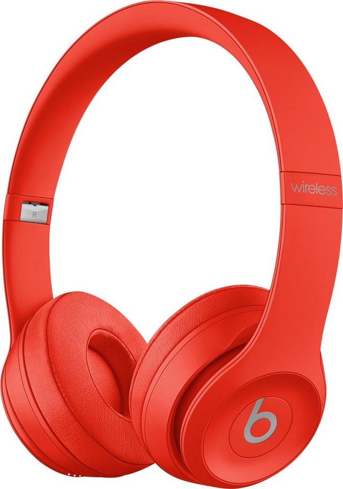 Beats by Dr. Dre Solo 3 wireless Kopfhörer (Freisprechfunktion, Geräuschisolierung, Sprachsteuerung, Siri, Bluetooth) rot