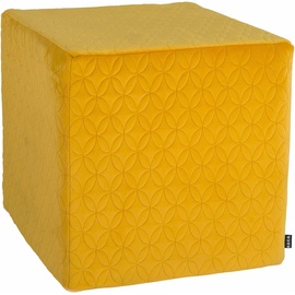H.O.C.K. Sitzwürfel »Soft Nobile«, (1 St.), gelb