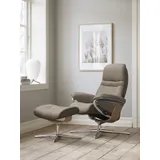 Stressless Relaxsessel "Sunrise", beige (beige q2 faron), B:83cm H:105cm T:74cm, ROHLEDER Stoff Q2 FARON: Ein fester zuverlässiger Bouclu00e9 mit einem strukturierten Aussehen und einer komfortablen Oberfläche (100% Polyester im Flor, Grundgewebe: 50% Polyester, 50%