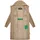 Navahoo Damen warmer Trenchcoat in Woll-Optik mit Strick-Ärmeln und Kapuze Knit Babe 14 Sand Beige Gr. M - M