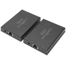 Digitus HDMI KVM IP Extender Set 150 m Schwarz