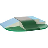 Homcom 6 XXL-Schaumstoffbausteine für Kinder Motorikmodule - Lernspielzeug - Motorikparcours Kind zertifiziert Normen EN71-1-2-3 Hindernis EPE-Schaumstoff Kunststoffbeschichtung
