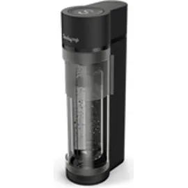 Sodapop Logan schwarz matt + 2 Flaschen 0,85 l + Flasche 0,6 l + Zylinder
