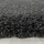 Ayyildiz Fluffy 3500 Hochflorteppich Ø 80 cm grau
