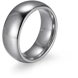 Zeeme Stainless Steel Ring Edelstahl glanz poliert 8mm breit