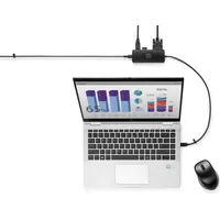 HP USB-C Travel Hub G2 (USB-C, Dockingstation - USB Hub, Schwarz