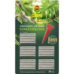 Compo Grünpflanzen- und Palmen Düngestäbchen mit Guano