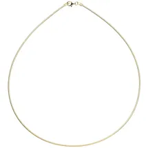 Ostsee-Schmuck Halsreif Omega 1,4 mm Gold