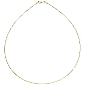 Ostsee-Schmuck Halsreif Omega 1,4 mm Gold