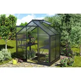 Alu anthrazit HKP 4 mm 2,5 m² inkl. Fundament