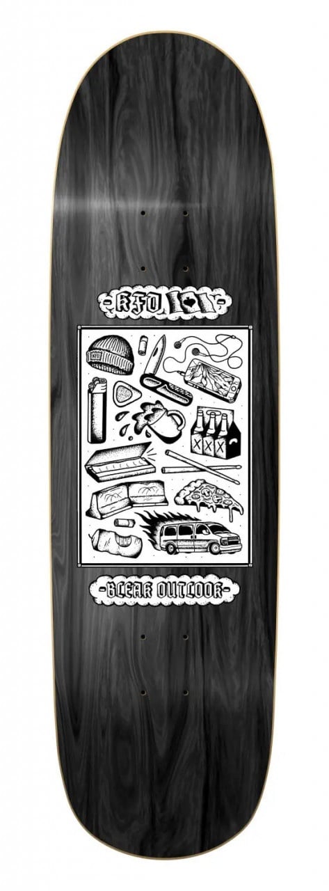 KFD Team Skateboard Deck Bleak Outlook  8.85"  