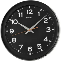 Seiko QXA835K Wanduhr Quarz Schwarz Gut Ablesbar
