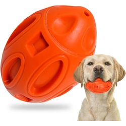 Petsation Kauspielzeug Hundespielzeug zum Werfen [PREMIUM] NATURKautschuk - Kauspielzeug orange