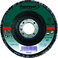 FORMAT Schleifmopteller mit Kunstharzbindung 125mm K80