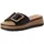 s.Oliver Damen Pantoletten aus Leder mit Schnalle, Schwarz (Black Nappa), 39 EU - 39 EU