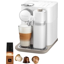 Nespresso Kapselmaschine EN640.W von DeLonghi, white, inkl. Willkommenspaket mit 7 Kapseln weiß