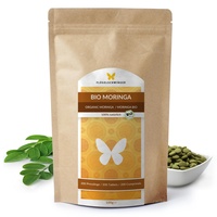 200 BIO Moringa Presslinge a ́500 mg, hochdosiert, 100% natürlich, 100% Moringa ohne Zusätze, zertifizierte Bio Qualität, aluminiumfreie Verpackung, clevere Alternative zu Kapseln (200 Presslinge)