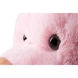 Brubaker XXL Teddybär 100 cm Rosa mit einem Lieblingsmensch Herz Stofftier Plüschtier Kuscheltier
