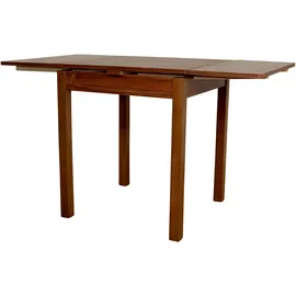 Hofmann Living And More Essgruppe "3tlg. Tischgruppe", schwarz (nussbaum, nachbildung, schwarz, nussbaum, nachbildung), B:45cm H:95cm T:48cm, FSC-zertifiziertes Massivholz, HOFMANN LIVING AND MORE, Sitzmöbel-Sets, Essgruppe, Stühle montiert