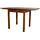 Hofmann Living And More Essgruppe "3tlg. Tischgruppe", schwarz (nussbaum, nachbildung, schwarz, nussbaum, nachbildung), B:45cm H:95cm T:48cm, FSC-zertifiziertes Massivholz, HOFMANN LIVING AND MORE, Sitzmöbel-Sets, Essgruppe, Stühle montiert