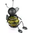 GLOBO Außenleuchte Metall 25 cm 1x LED schwarz gelb