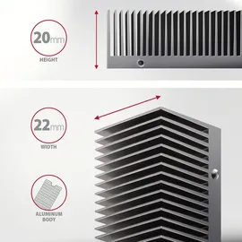 AXAGON CLR-M2XT M.2 SSD-Kühler