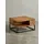 KADIMA DESIGN Sofatisch, Sheeshamholz, Staufach, 60x60x34,5 cm, Industrial-Design
