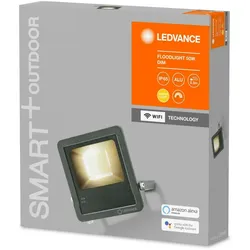 LEDVANCE SMART+ LED FLOOD 50 W Wandstrahler Warmweiß WiFi 23,7 cm Aluminium Dunkelgrau, 474666