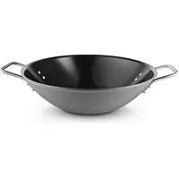 eva solo Grey Line Wok 32 cm mit Slip-Let Beschichtung