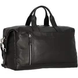 Alassio Weekender Reisetasche Leder 50 cm schwarz