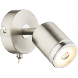 Comore Led Strahler Metall Nickel Matt, Led