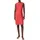Comma, Tailliertes Spitzenkleid Koralle 44