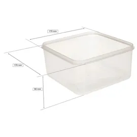 KOTARBAU Frischhaltedose Quadrat transparent 2 l