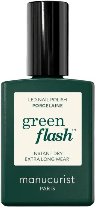 Manucurist Green Flash Nail Polish Porcelaine (15 )