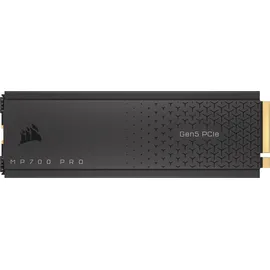 Corsair MP700 PRO 1TB, M.2 2280 / M-Key / PCIe 5.0 x4, Kühlkörper (CSSD-F1000GBMP700PRO)