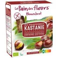 Blumenbrot Knusprige Bio Kastanie-Schnitten