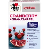 Doppelherz System Cranberry + Granatapfel Kapseln 60 St.