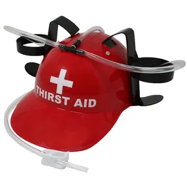 Close Up Trinkhelm THIRST AID - Rot