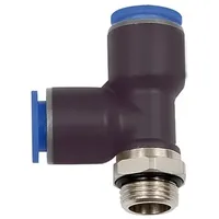 Riegler T-Steckverschr. »Blaue Serie«, L-Form, drehbar, G 1/2 a.,