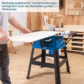 SCHEPPACH Tischkreissäge HS254 85mm Schnitthöhe 2200W | mit Softstart inkl. Tischverbreiterung