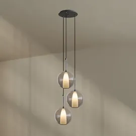 s.luce Belluna 3-flg. Ø 40 cm rund klar