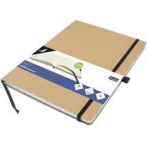 Kangaro Notizbuch A4 Kraft liniert